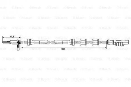 Датчик ABS BOSCH 0265007883 (фото 1)