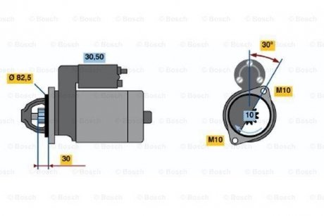 Стартер BOSCH 0 986 013 150