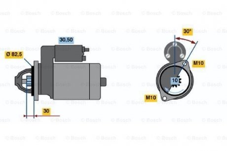 Стартер BOSCH 0986013390