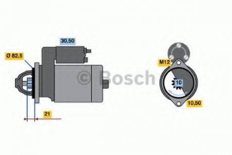 Стартер BOSCH 0986017420