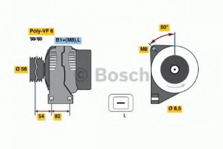 Генератор BOSCH 0 986 042 840 (фото 1)