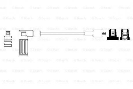 Провод зажигания BOSCH 0986356207