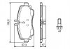 Гальмівні колодки, дискові BOSCH 0986424470 (фото 2)