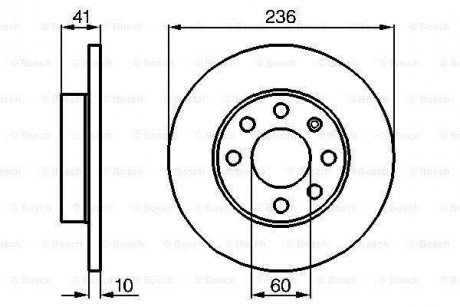 Тормозной диск – замена на 0986479829 BOSCH 0986478080