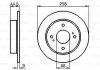 Тормозной диск BOSCH 0986478284 (фото 1)