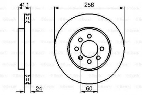 Тормозной диск BOSCH 0986478286 (фото 1)