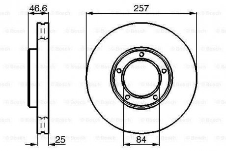 Тормозной диск BOSCH 0986478397