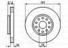 Диск гальмівний BOSCH 0986478460 (фото 1)