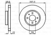 Тормозной диск BOSCH 0986478512 (фото 1)