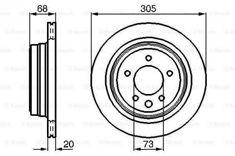 Тормозной диск 0 986 478 660 BOSCH 0986478660