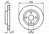 Тормозной диск 0 986 478 989 BOSCH 0986478989 (фото 1)