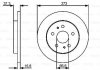 Тормозной диск BOSCH 0986479432 (фото 1)