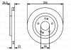 Тормозной диск BOSCH 0986479470 (фото 2)