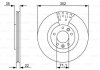 Тормозной диск 0 986 479 500 BOSCH 0986479500 (фото 1)