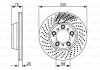 Тормозной диск BOSCH 0986479581 (фото 1)