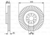 Тормозной диск BOSCH 0986479589 (фото 1)