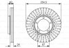 Тормозной диск BOSCH 0986479596 (фото 1)