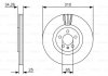 Тормозной диск BOSCH 0986479642 (фото 1)