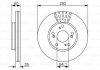 Тормозной диск BOSCH 0986479686 (фото 1)