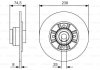 Гальмівний диск BOSCH 0986479760 (фото 1)