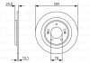 Диск тормозной BOSCH 0986479A13 (фото 2)