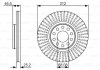 Диск тормозной BOSCH 0986479A30 (фото 2)