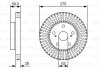 Тормозной диск BOSCH 0986479A97 (фото 1)