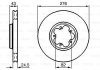 Диск тормозной BOSCH 0986479B28 (фото 6)