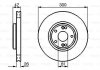 Диск тормозной BOSCH 0986479B47 (фото 6)