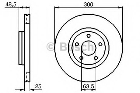 Тормозной диск BOSCH 0 986 479 C52