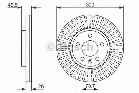 Тормозной диск BOSCH 0 986 479 C56