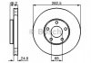 Диск гальмівний BOSCH 0986479C81 (фото 1)