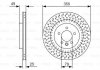 Тормозной диск BOSCH 0986479D31 (фото 2)