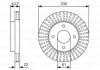 Диск тормозной BOSCH 0986479T42 (фото 1)