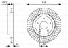 Тормозной диск NISSAN Altima F'2,5-3,5'06>> BOSCH 0986479T99 (фото 1)