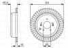 Тормозной диск BOSCH 0986479V10 (фото 1)