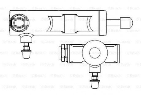 Циліндр зчеплення, робочий BOSCH 0986486597