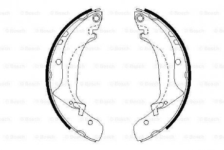 Тормозные колодки.) BOSCH 0986487642