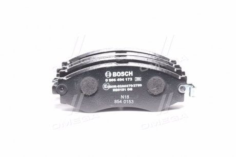 Тормозные колодки, дисковые. BOSCH 0986494173