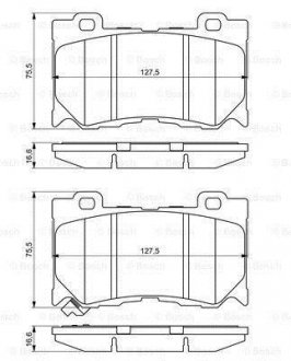 ДИСКОВЫЕ КОЛОДКИ ПЕРЕДНI BOSCH 0 986 494 707