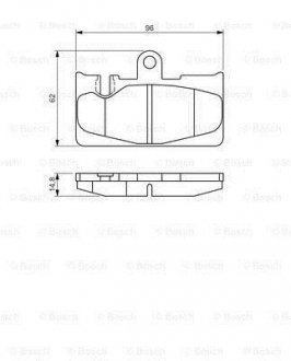 Гальмівні колодки (набір) BOSCH 0986495139 (фото 1)