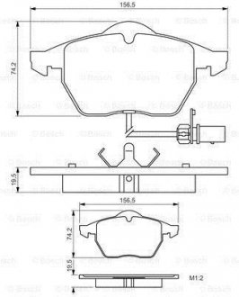 Гальмівні колодки BOSCH 0 986 495 232