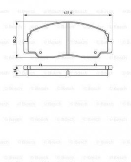 Гальмівні колодки (набір) BOSCH 0986495339 (фото 1)