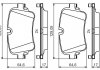 Комплект тормозных колодок из 4 шт. дисков BOSCH 0986495426 (фото 2)