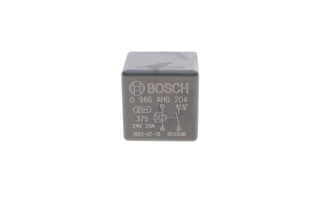 Реле, рабочий ток, Реле 0 986 AH0 204 BOSCH 0986AH0204