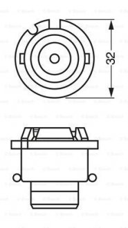 Лампа D4S BOSCH 1987302906