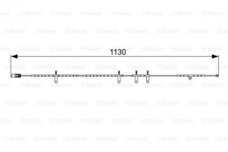 Датчик износа тормозных колодок BOSCH 1987473016