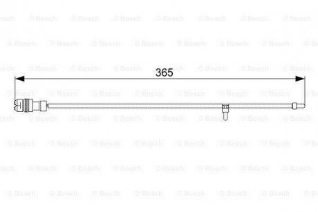 Датчик зносу гальмівних колодок BOSCH 1987473040 (фото 1)