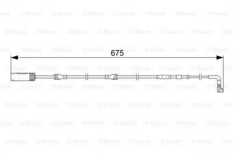 Датчик зносу гальмівних колодок BOSCH 1 987 473 051