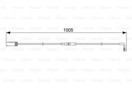 Датчик зносу гальмівних колодок BOSCH 1987473053